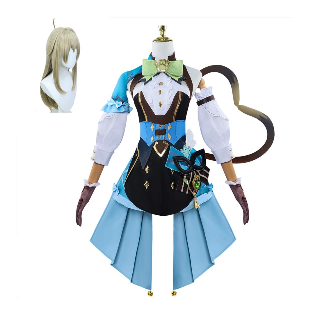 Amazon.co.jp: 綺良々 新デザイン コスプレセット 原神 げんしん